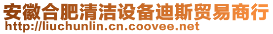 安徽合肥清潔設(shè)備迪斯貿(mào)易商行