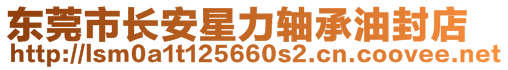 東莞市長安星力軸承油封店