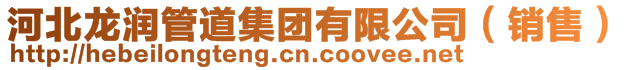 河北龍潤(rùn)管道集團(tuán)有限公司（銷售）