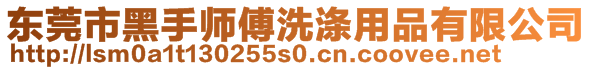 東莞市黑手師傅洗滌用品有限公司