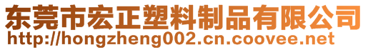 東莞市宏正塑料制品有限公司