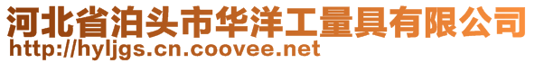 河北省泊頭市華洋工量具有限公司