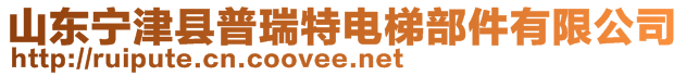 山東寧津縣普瑞特電梯部件有限公司