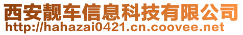 西安靓车信息科技有限公司