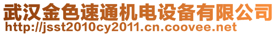 武漢金色速通機電設備有限公司