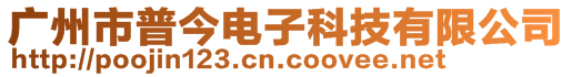 广州市普今电子科技有限公司