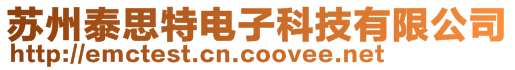 蘇州泰思特電子科技有限公司