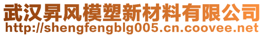 武漢昇風模塑新材料有限公司