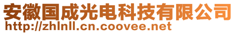 安徽國成光電科技有限公司