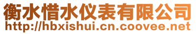 衡水惜水儀表有限公司