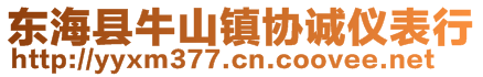東海縣牛山鎮協誠儀表行