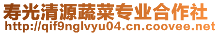 壽光清源蔬菜專業(yè)合作社