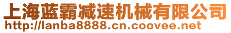 上海藍(lán)霸減速機(jī)械有限公司