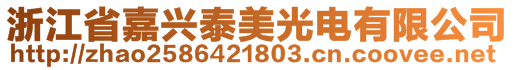 浙江省嘉兴泰美光电有限公司