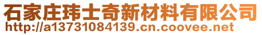 石家庄玮士奇新材料有限公司