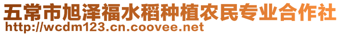 五常市旭澤福水稻種植農(nóng)民專業(yè)合作社