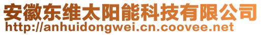 安徽東維太陽能科技有限公司