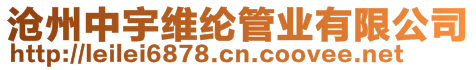 滄州中宇維綸管業(yè)有限公司