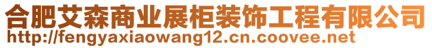 合肥艾森商業(yè)展柜裝飾工程有限公司