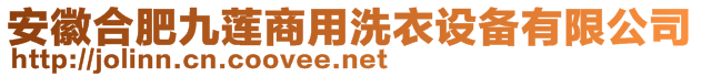 安徽合肥九蓮商用洗衣設備有限公司