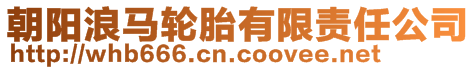 朝陽浪馬輪胎有限責任公司