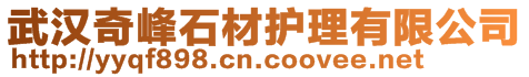 武漢奇峰石材護理有限公司