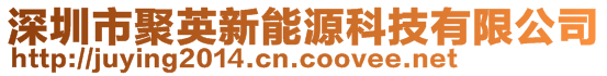 深圳市聚英新能源科技有限公司