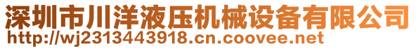 深圳市川洋機械設(shè)備有限公司