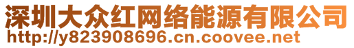 深圳大众红网络能源有限公司