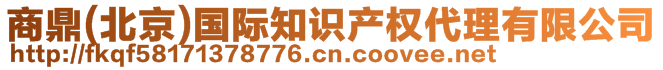 商鼎(北京)國際知識產(chǎn)權(quán)代理有限公司