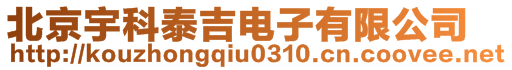 北京宇科泰吉電子有限公司