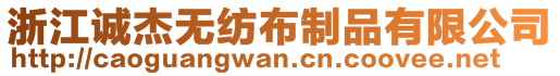 浙江誠杰無紡布制品有限公司