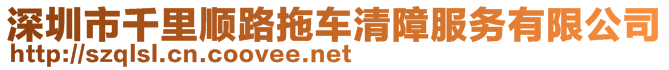 深圳市千里順路拖車清障服務有限公司