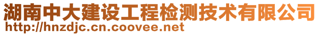 湖南中大建設(shè)工程檢測(cè)技術(shù)有限公司