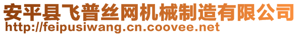 安平县飞普丝网机械制造有限公司