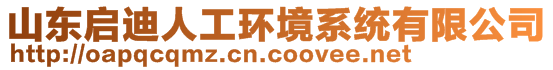 山東啟迪人工環(huán)境系統(tǒng)有限公司