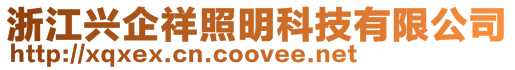 浙江興企祥照明科技有限公司