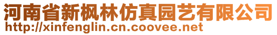 河南省新枫林仿真园艺有限公司