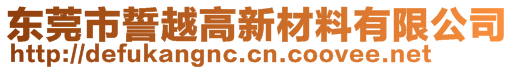 東莞市誓越高新材料有限公司