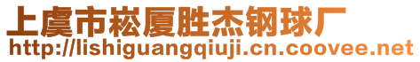 上虞市崧廈勝杰鋼球廠