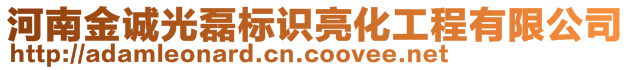 河南金誠光磊標識亮化工程有限公司