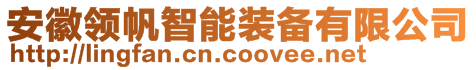 安徽領(lǐng)帆智能裝備有限公司