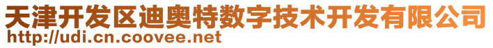 天津開發(fā)區(qū)迪奧特?cái)?shù)字技術(shù)開發(fā)有限公司