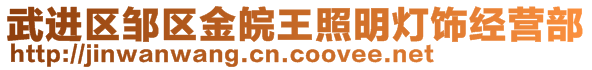 武進(jìn)區(qū)鄒區(qū)金皖王照明燈飾經(jīng)營(yíng)部