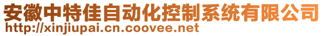 安徽中特佳自動(dòng)化控制系統(tǒng)有限公司