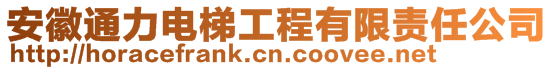 安徽通力電梯工程有限責(zé)任公司