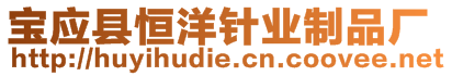 寶應(yīng)縣恒洋針業(yè)制品廠