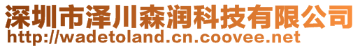 深圳市澤川森潤(rùn)科技有限公司