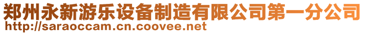 鄭州永新游樂設(shè)備制造有限公司第一分公司