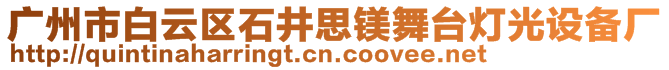 廣州市白云區(qū)石井思鎂舞臺(tái)燈光設(shè)備廠